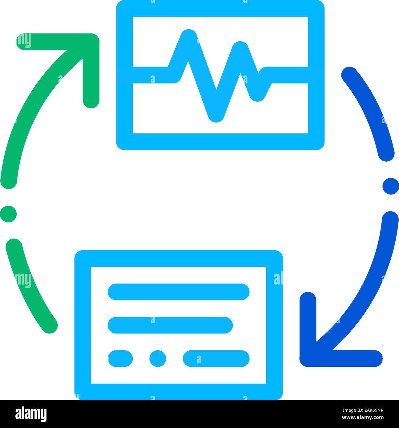 Wireless Diagnostics Voice Control Icon Vector Illustration Stock Vector