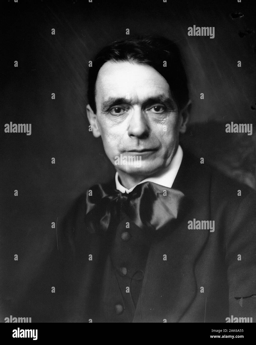 Rudolf Joseph Lorenz Steiner (27 (or 25) February 1861 – 30 March 1925) was an Austrian philosopher, social reformer, architect, economist, esotericist, and claimed clairvoyant. Stock Photo