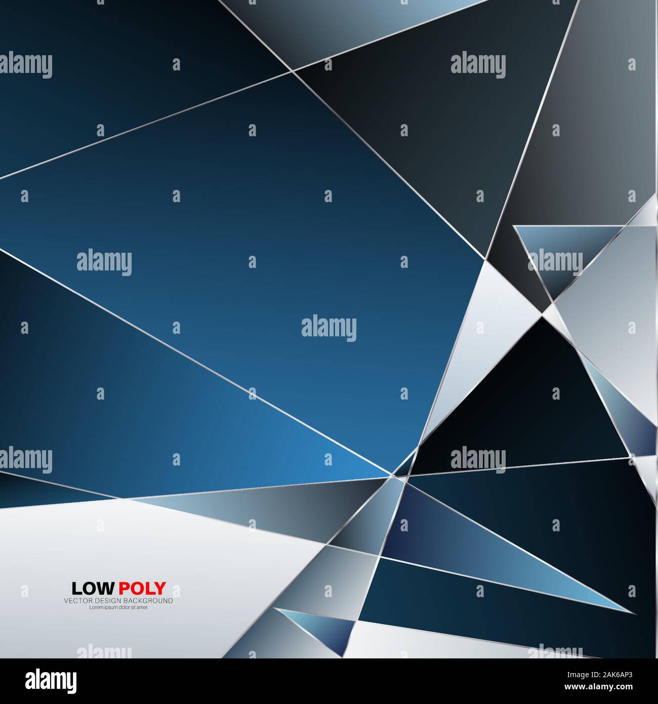 Abstract Vector Geometric Background Low Poly Pattern And Lines