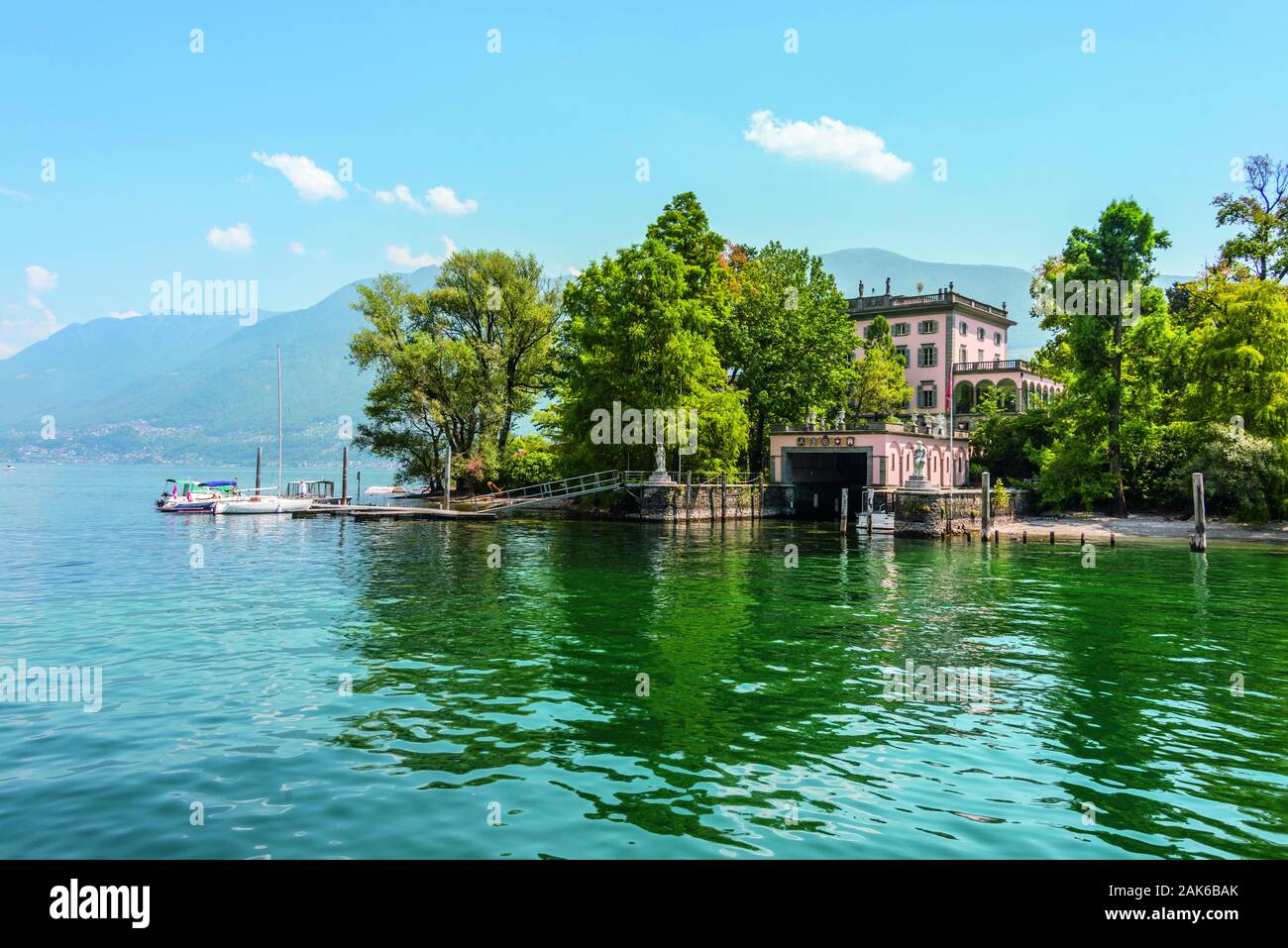 Kanton Tessin Insel San Pancrazio im Lago Maggiore, Botanischer Garten