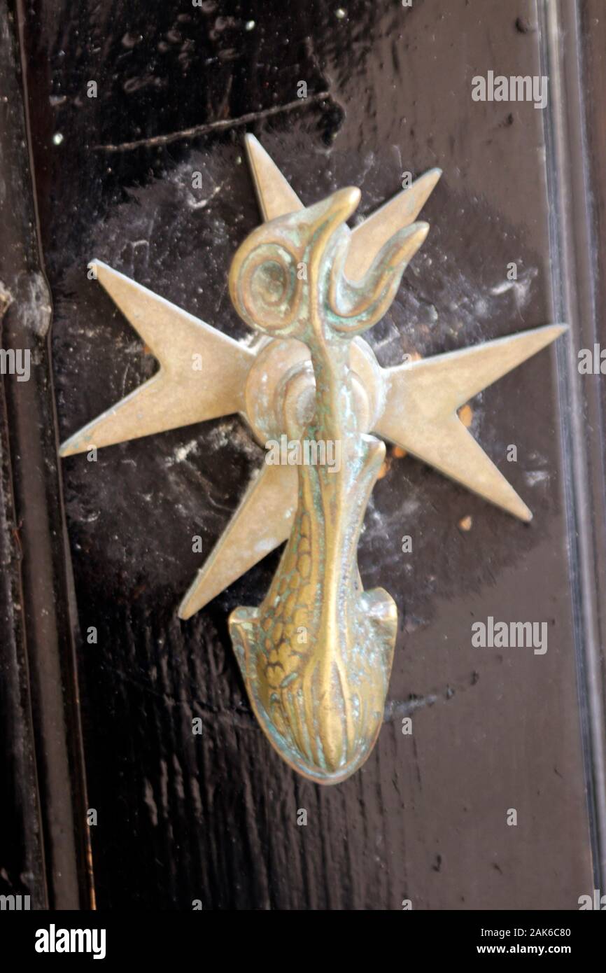Door Knockers and knobs in Malta Stock Photo Alamy