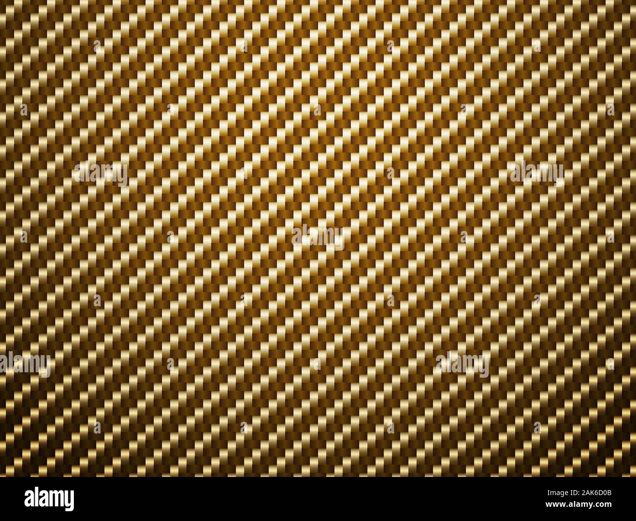 Vector Golden Carbon Fiber Volume Background Abstract Decoration Cloth Material Wallpaper With Shadow For Car Tuning Or Service Stock Vector Image Art Alamy