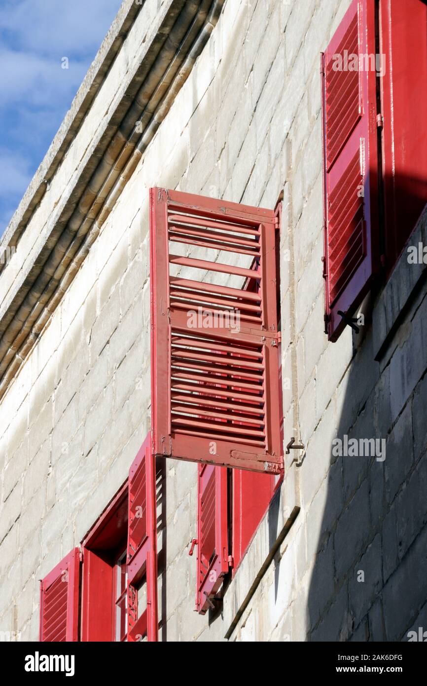 Shutter window malta Stock Photo Alamy