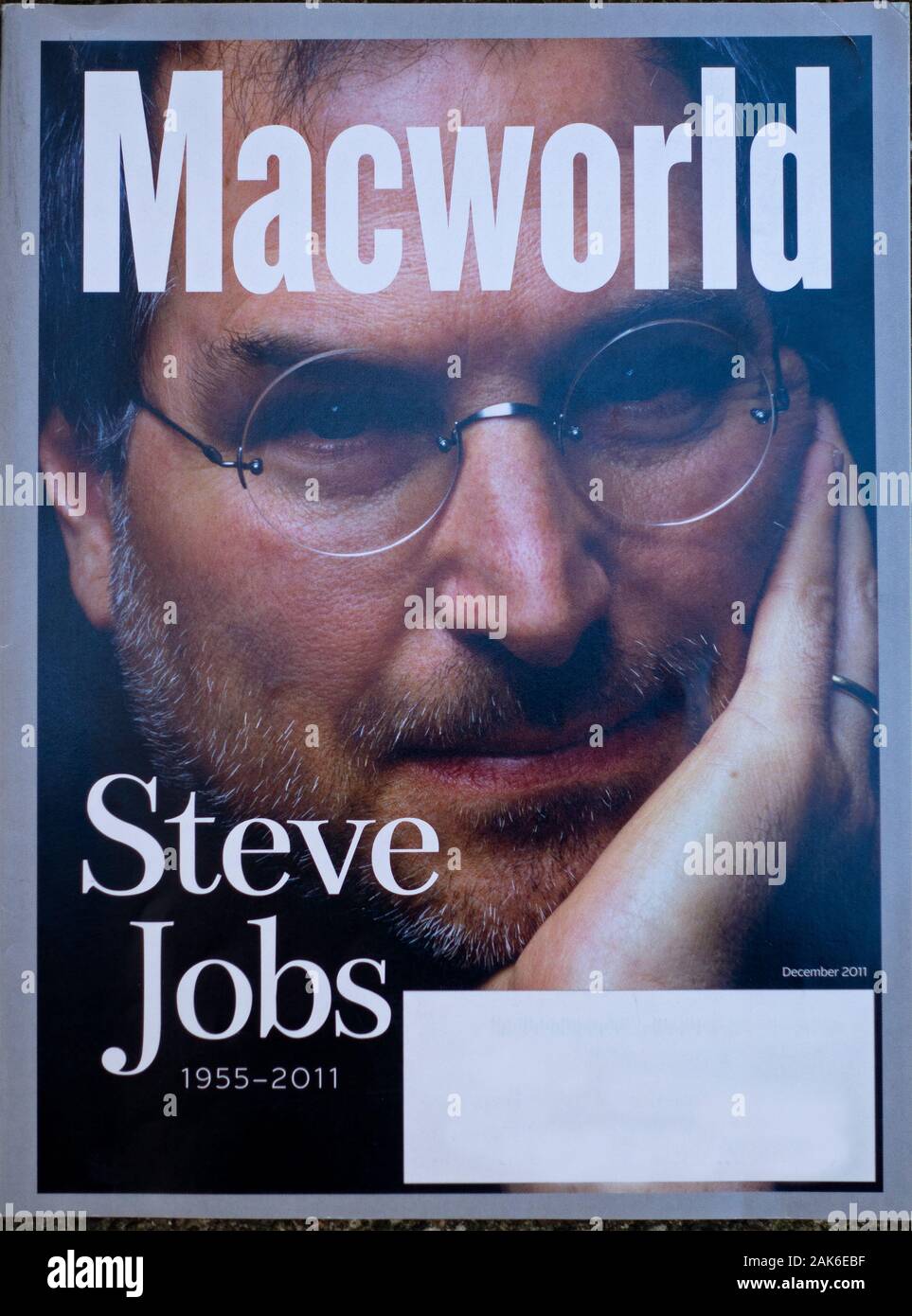 Macworld Magazine picture of Steve Jobs on the cover. St Paul
