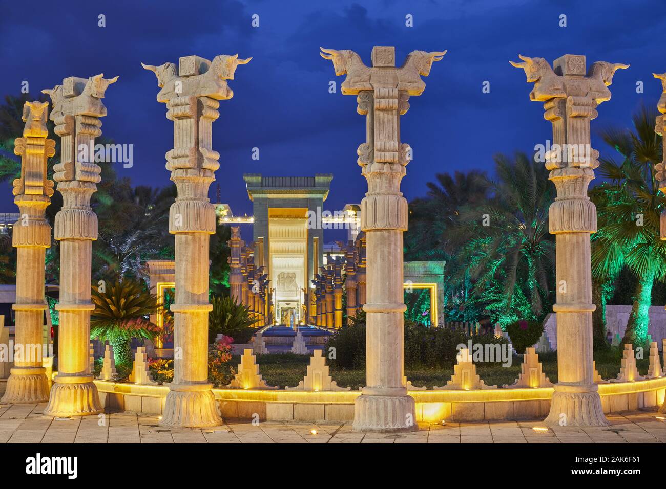Insel Kish: "Dariush Grand Hotel", Iran usage worldwide Stock Photo