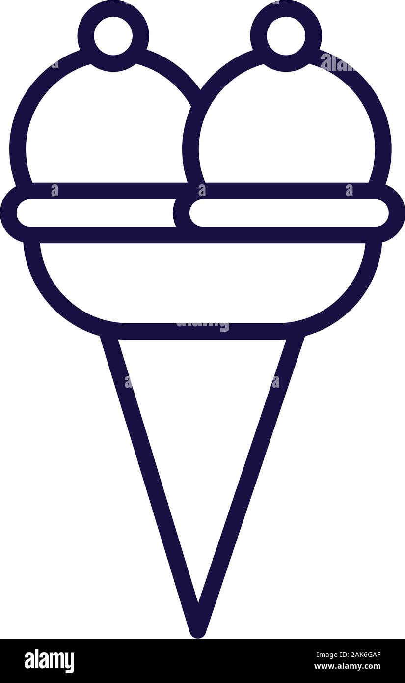 Isolated ice cream vector design Stock Vector Image & Art - Alamy