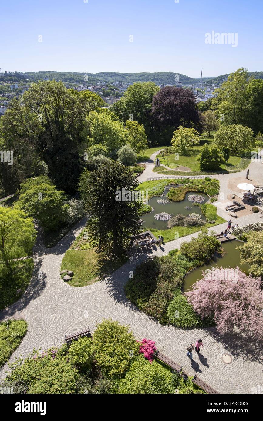 Wuppertal Botanischer Garten, Parkanlage mit heimischen und exotischen