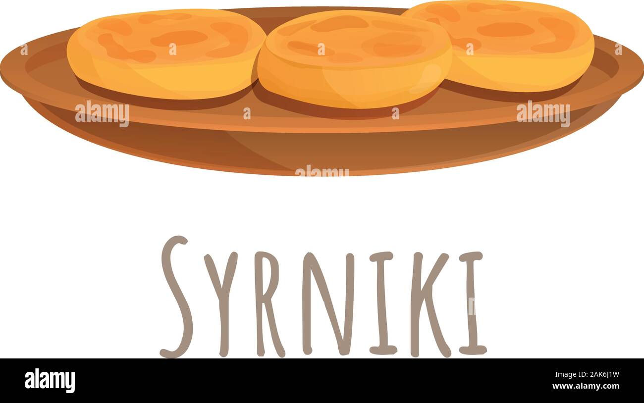 Syrniki icon. Cartoon of syrniki vector icon for web design isolated on ...