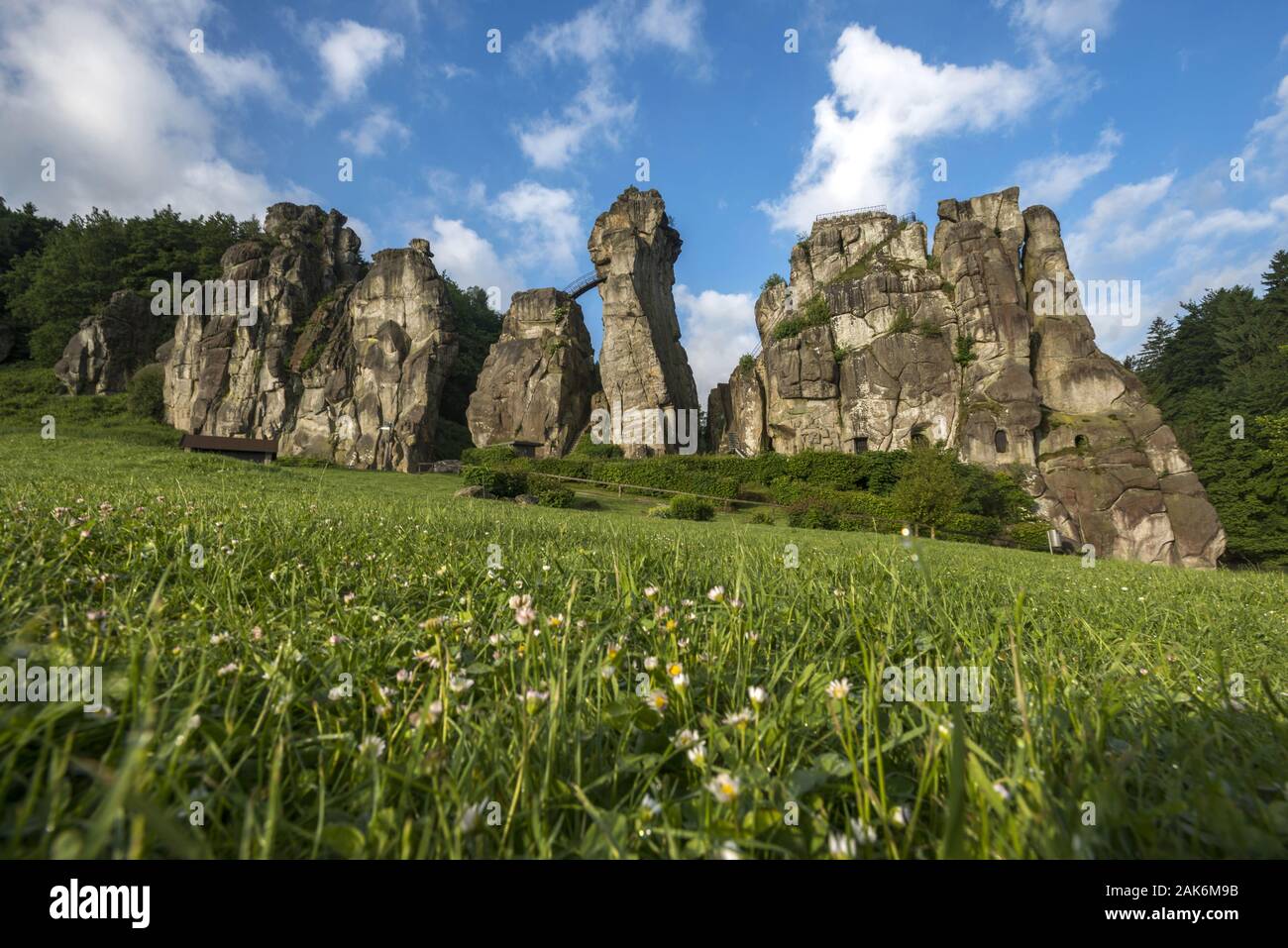 HornBad Meinberg Externsteine, fruehchristliche Kultstaette aus einer