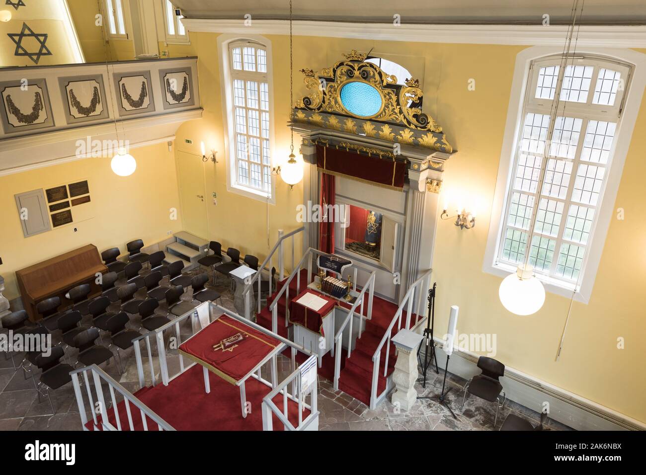 Celle: Blick in die Juedische Synagoge, Lueneburger Heide | usage worldwide Stock Photo