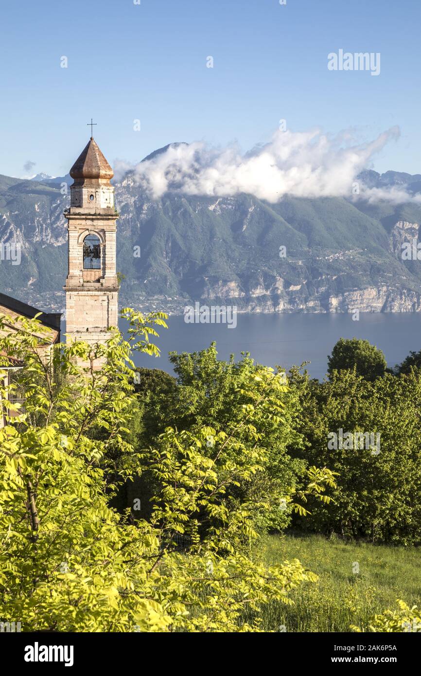 Venezien/San Zeno di Montagna Chiesa Di San Zeno Vescovo, Gardasee
