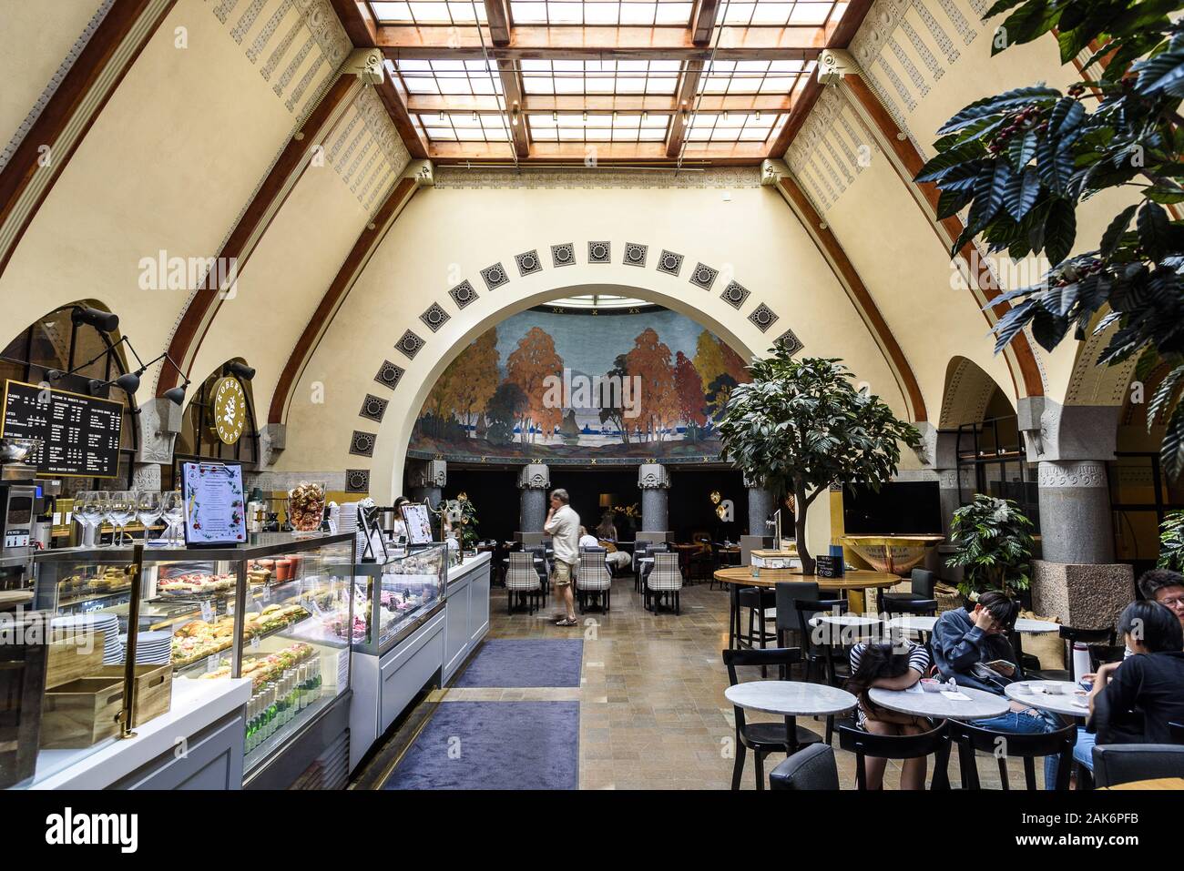 Helsinki Jugendstilcafe "Robert's Coffee Jugend", Finnland usage