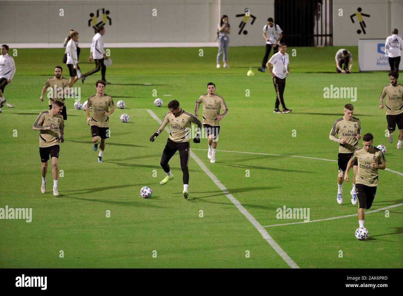 Jeddah Saudi Arabia 07th Jan 2020 Real Madrid S Players Attend