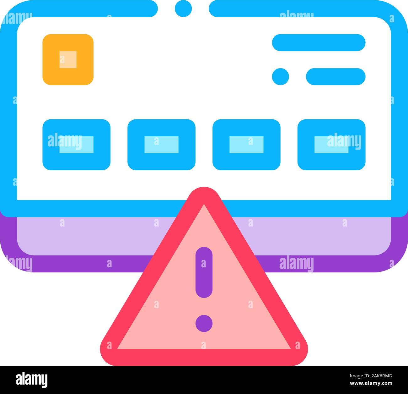 Credit Card Hacking Icon Vector Outline Illustration Stock Vector Image ...