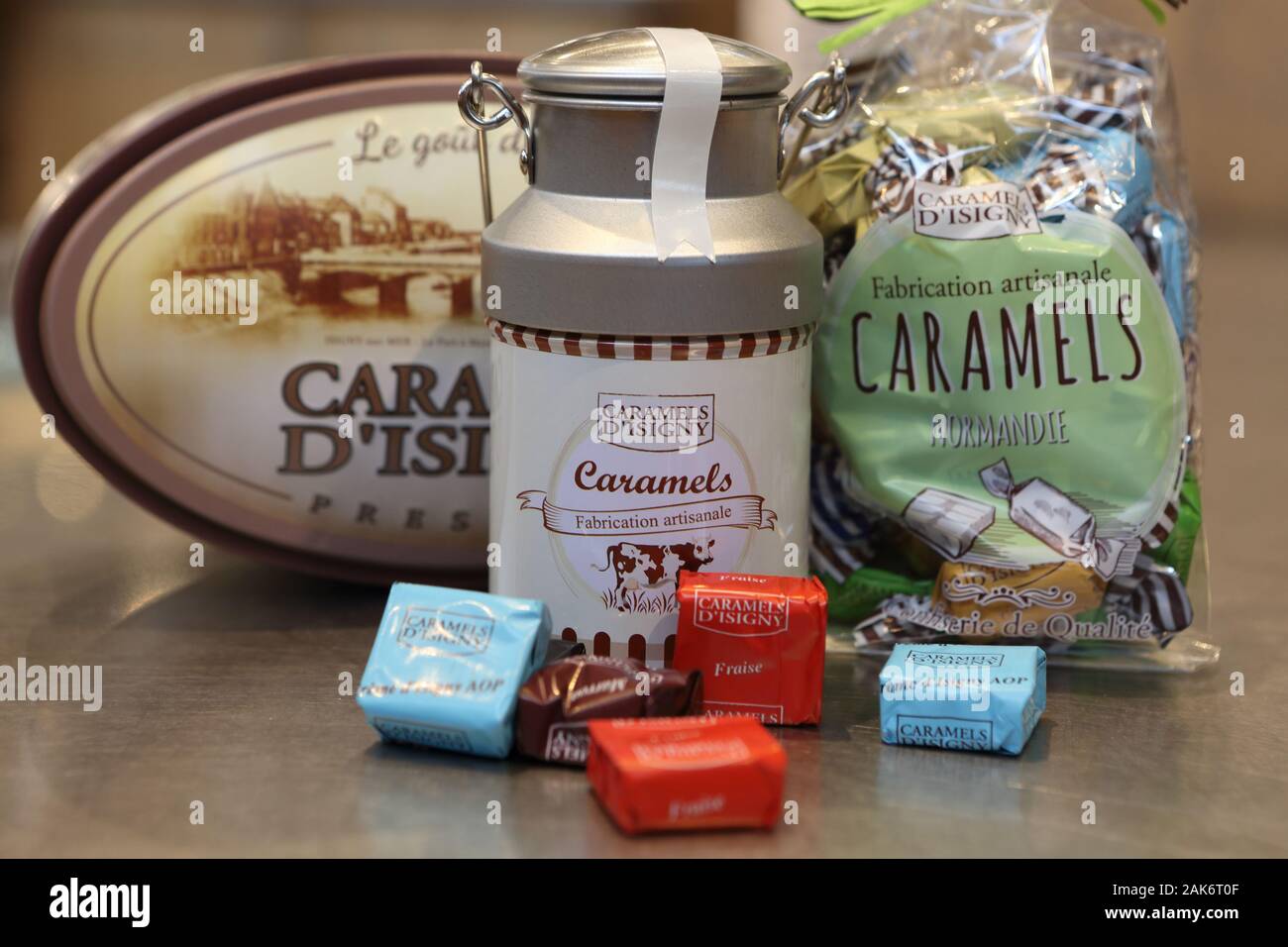 Isigny-su-Mer: Karamelbonbons aus der &amp;quot;Boutique Les Halles d&amp;#39;Isigny ...