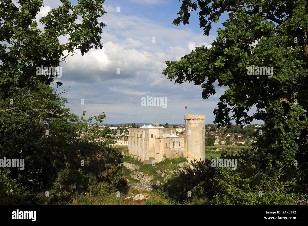 Falaise: Chateau Falaise, Geburtsort von Wilhelm dem Eroberer, Normandie | usage worldwide Stock Photo