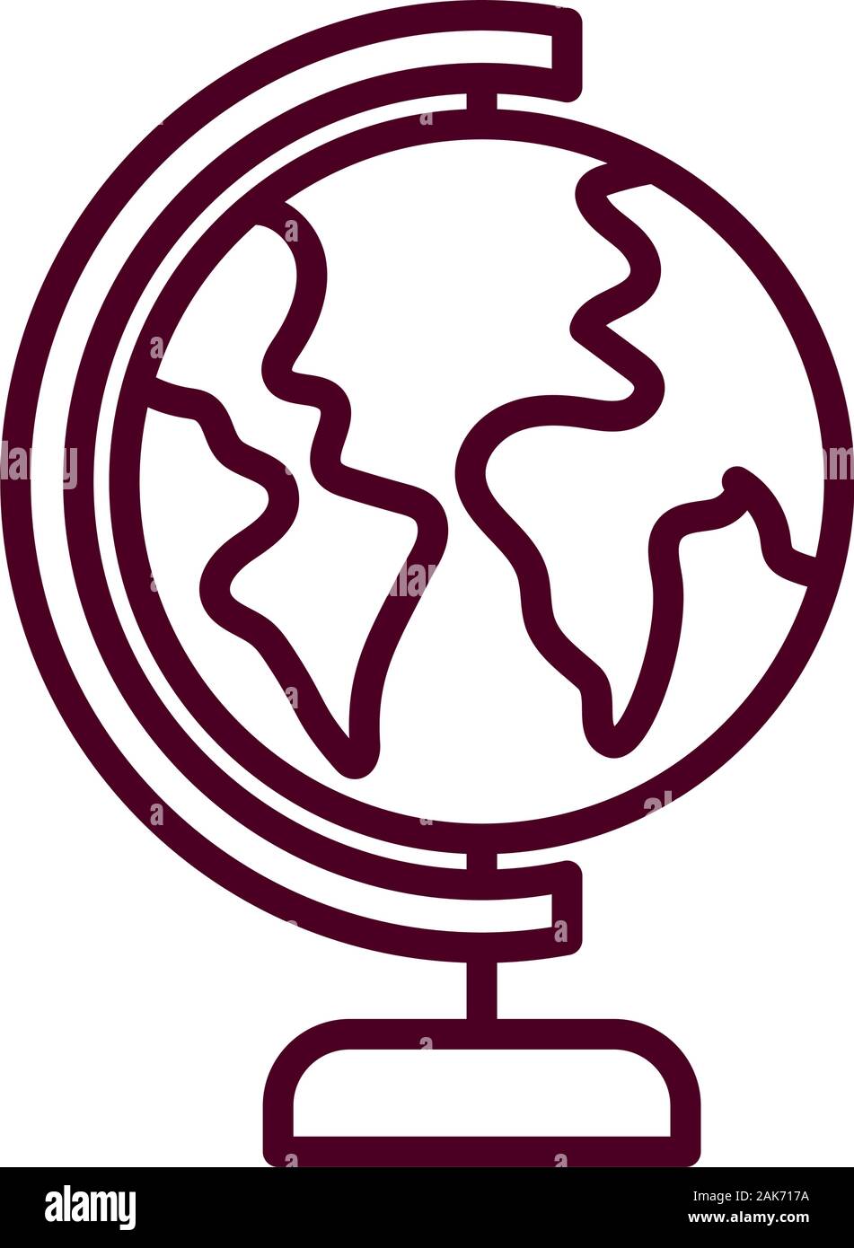 Isolated world sphere vector design Stock Vector Image &amp; Art - Alamy