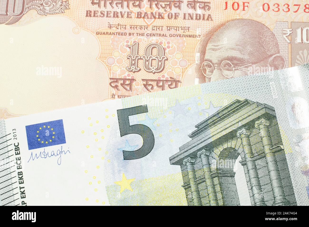 Euro And Indian Rupee High Resolution Stock Photography And Images Alamy