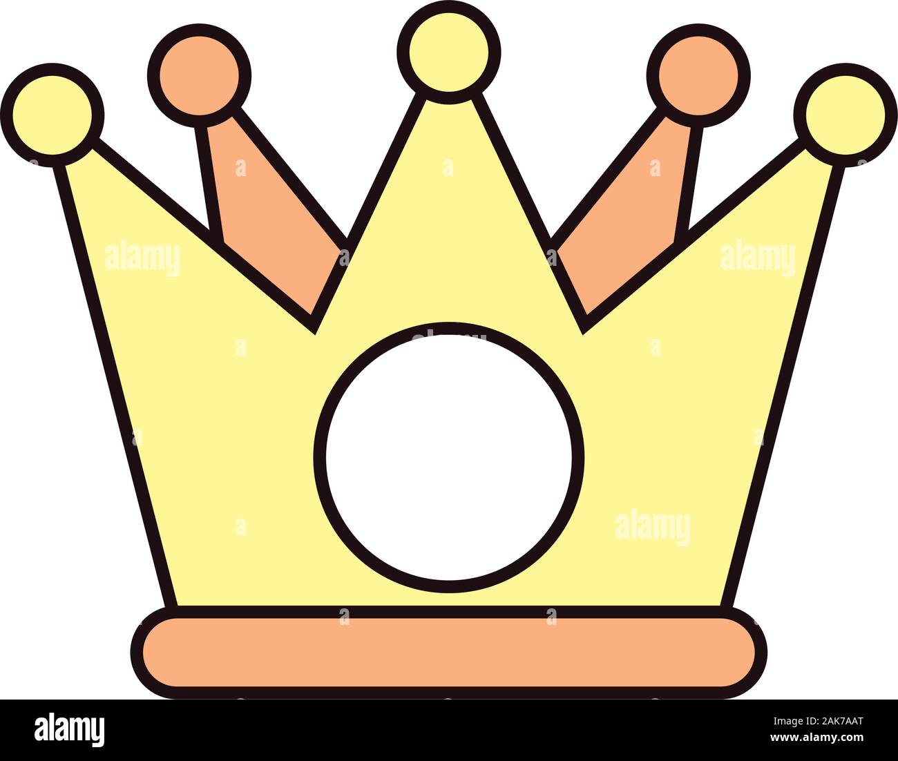 queen crown royal isolated icon Stock Vector Image & Art - Alamy