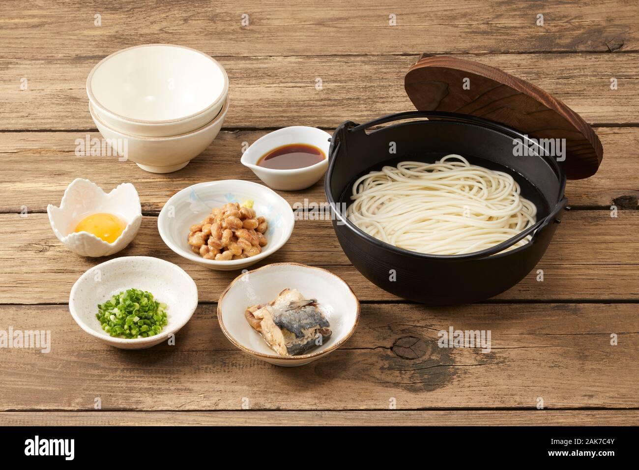 Japanese style Udon noodles Stock Photo Alamy