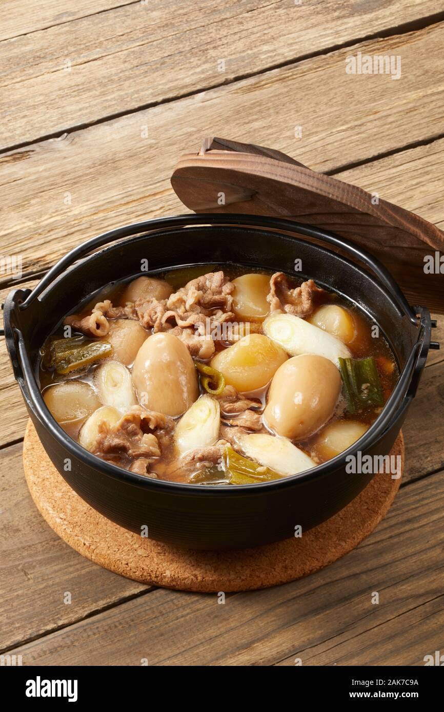 Japanese style casserole Stock Photo Alamy