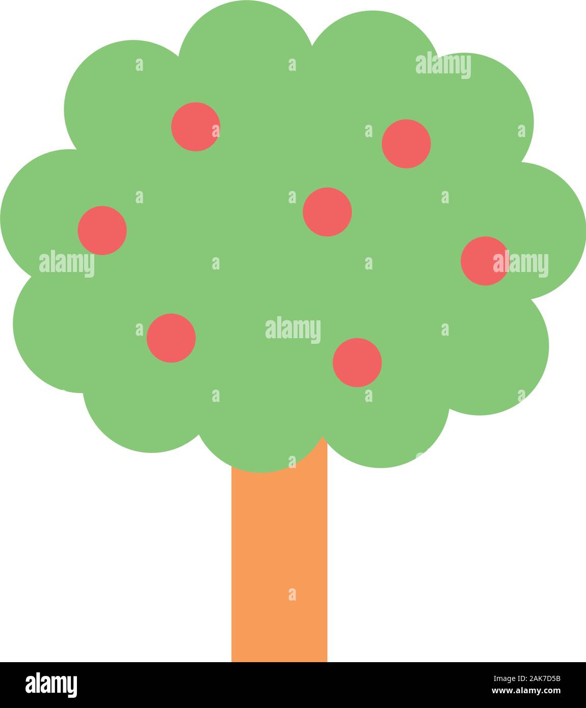 tree plant forest isolated icon Stock Vector Image & Art - Alamy
