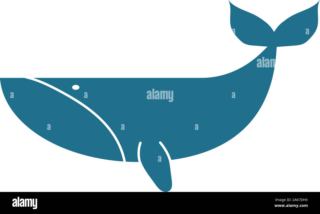 whale sea life animal isolated icon Stock Vector Image & Art - Alamy