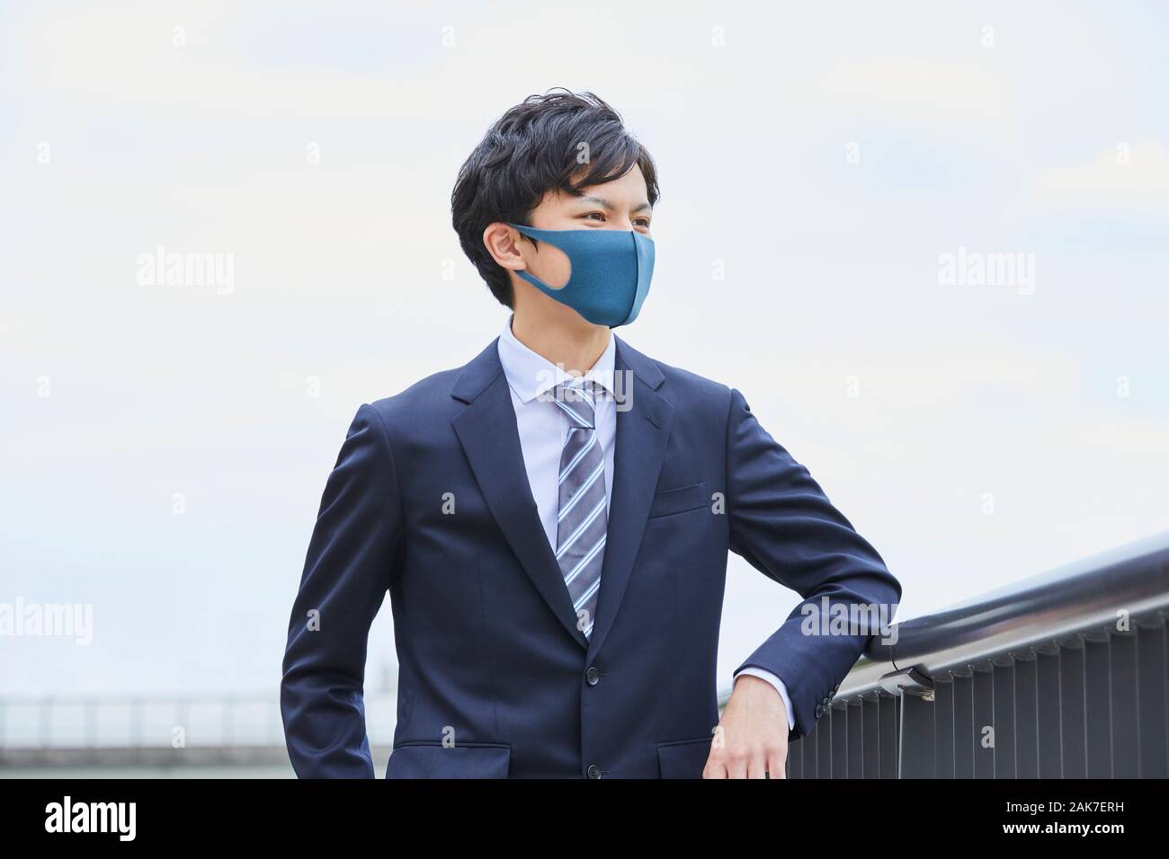 Download Japanese Man Wearing Mask Stock Photo Alamy PSD Mockup Templates