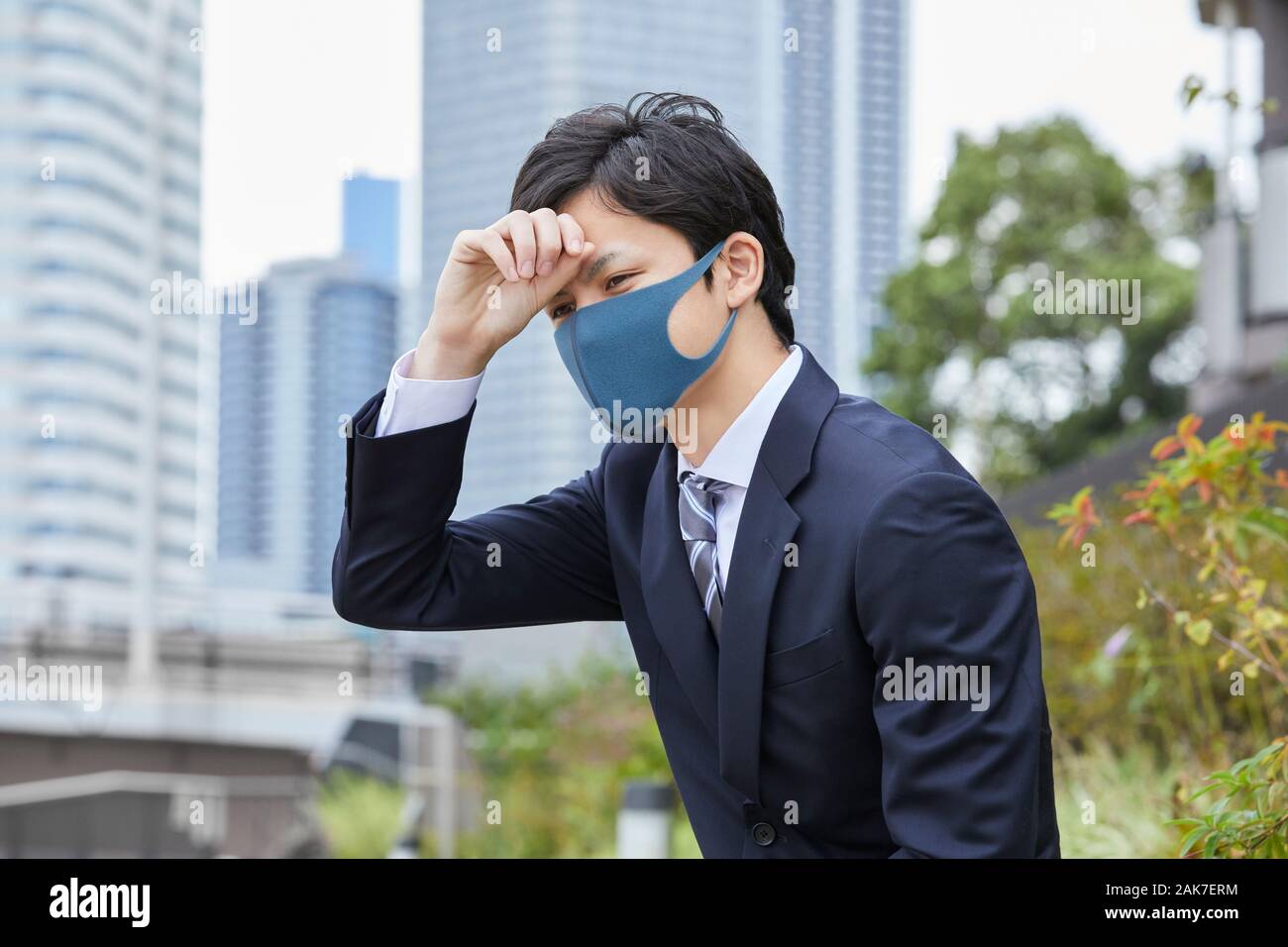Download Japanese Man Wearing Mask Stock Photo Alamy PSD Mockup Templates