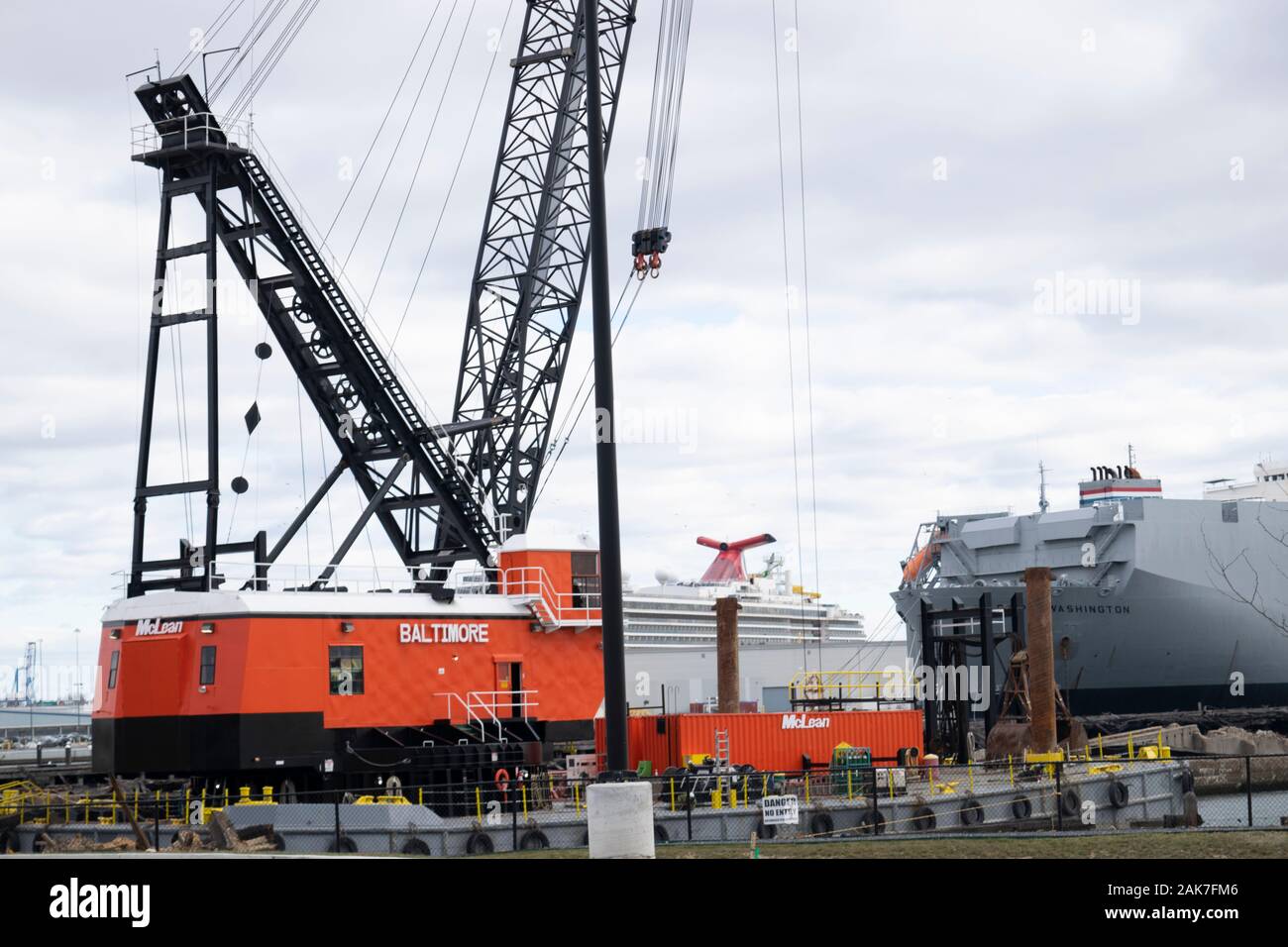 Ports of Baltimore Stock Photo