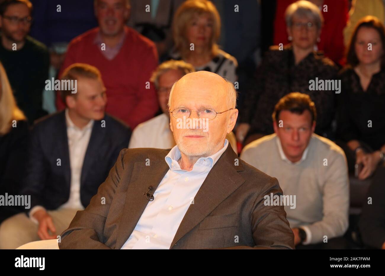 Dirk Rensmann Unternehmer Dirk Rossmann bei der Aufzeichnung der ZDF-Talkshow 'Markus ...