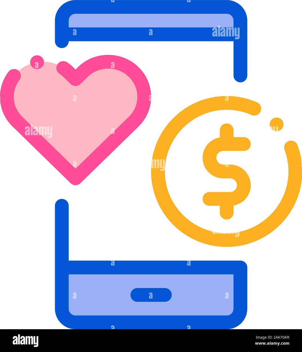 Money Icon Vector Outline Illustration Stock Vector Image & Art - Alamy