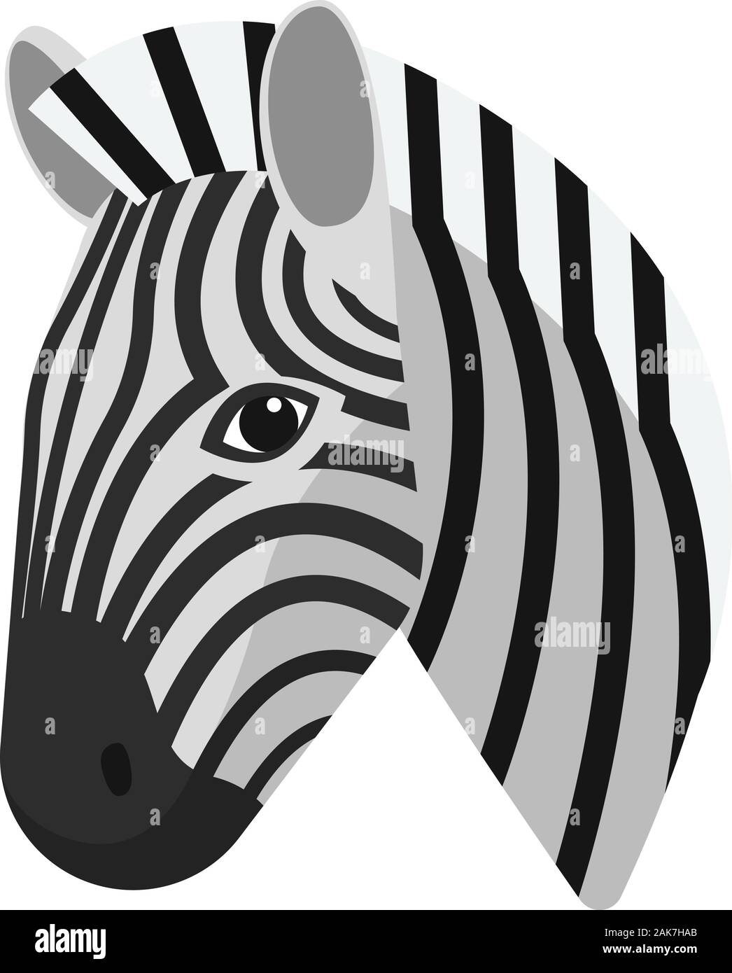 Zebra head cartoon hi-res stock photography and images - Alamy