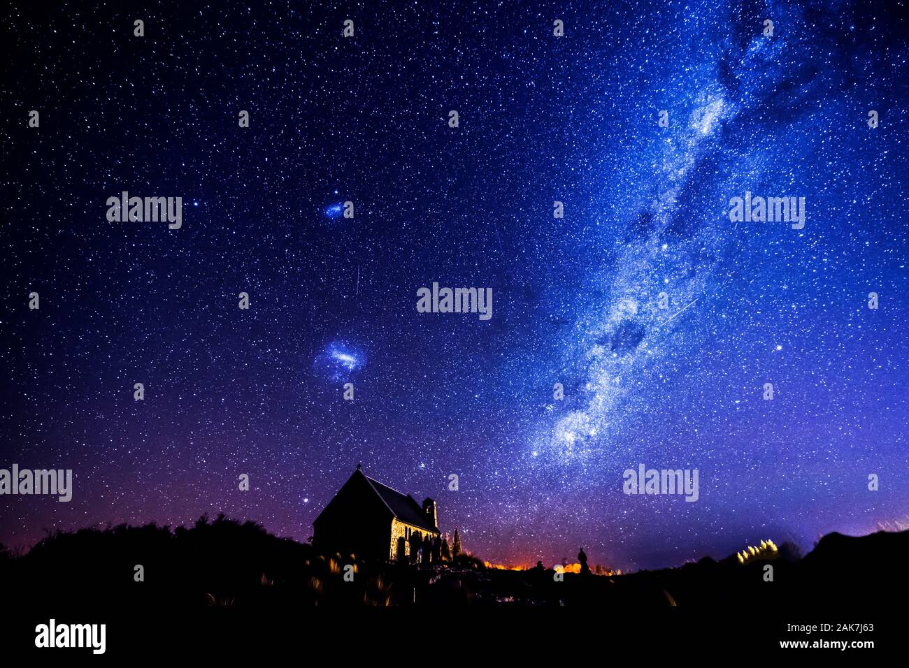 Milky way, New Zealand Stock Photo - Alamy