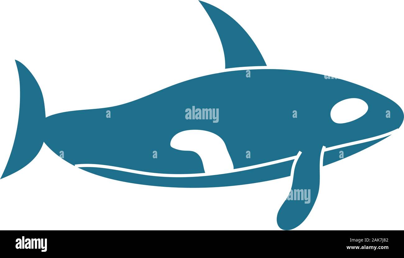 whale sea life animal isolated icon Stock Vector Image & Art - Alamy