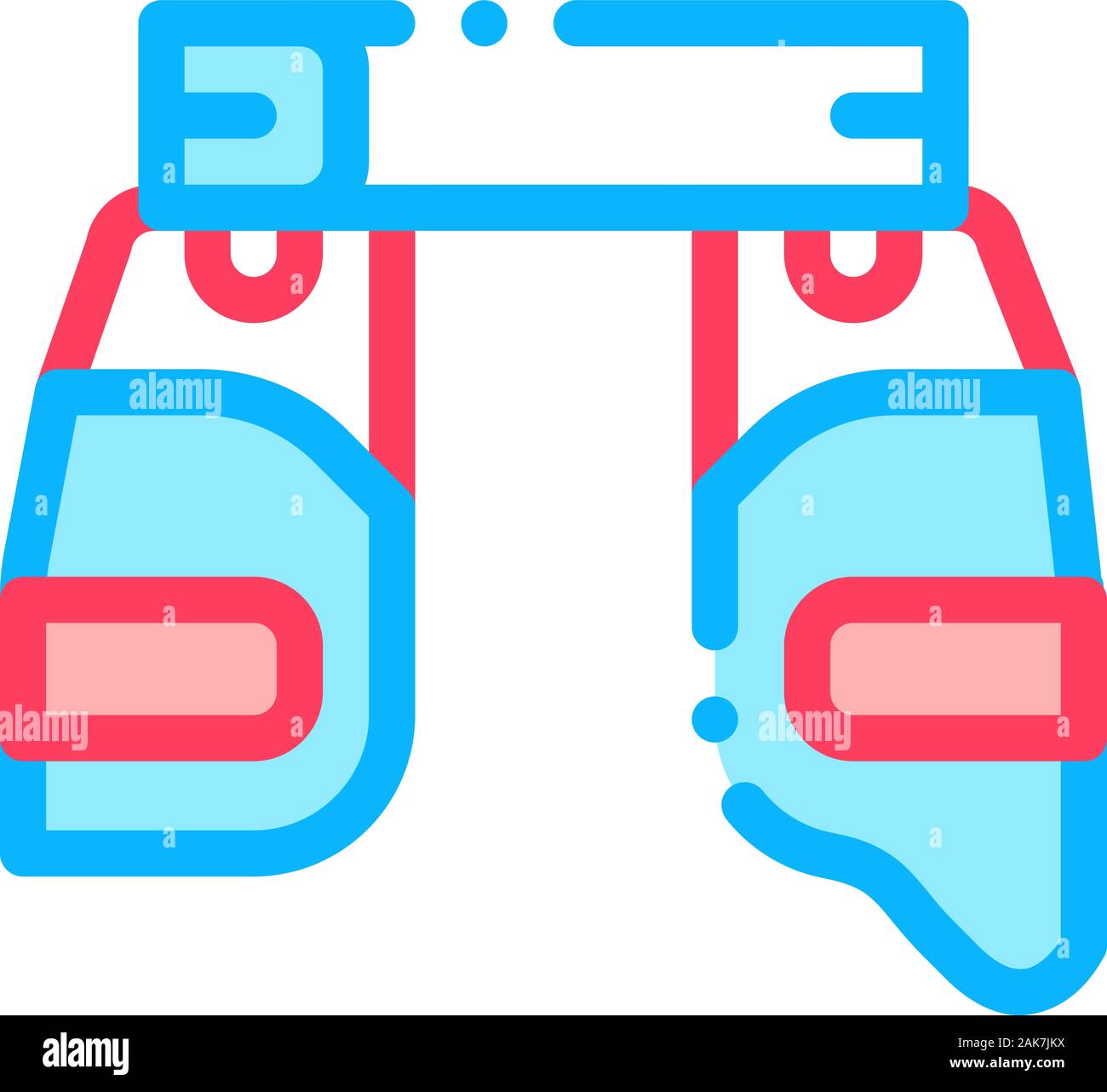 Safety Vest Icon Vector Outline Illustration Stock Vector Image & Art ...