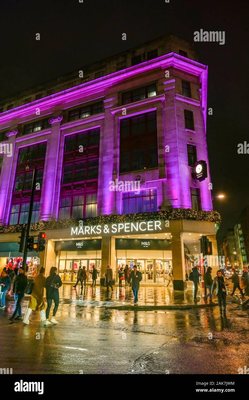 Marks and Spencer store, London, England, UK Stock Photo Alamy