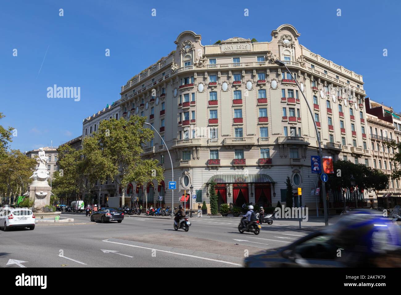 Hotel El Palace, Gran Via de les Corts Catalanes, Barcelona, Spain Stock Photo