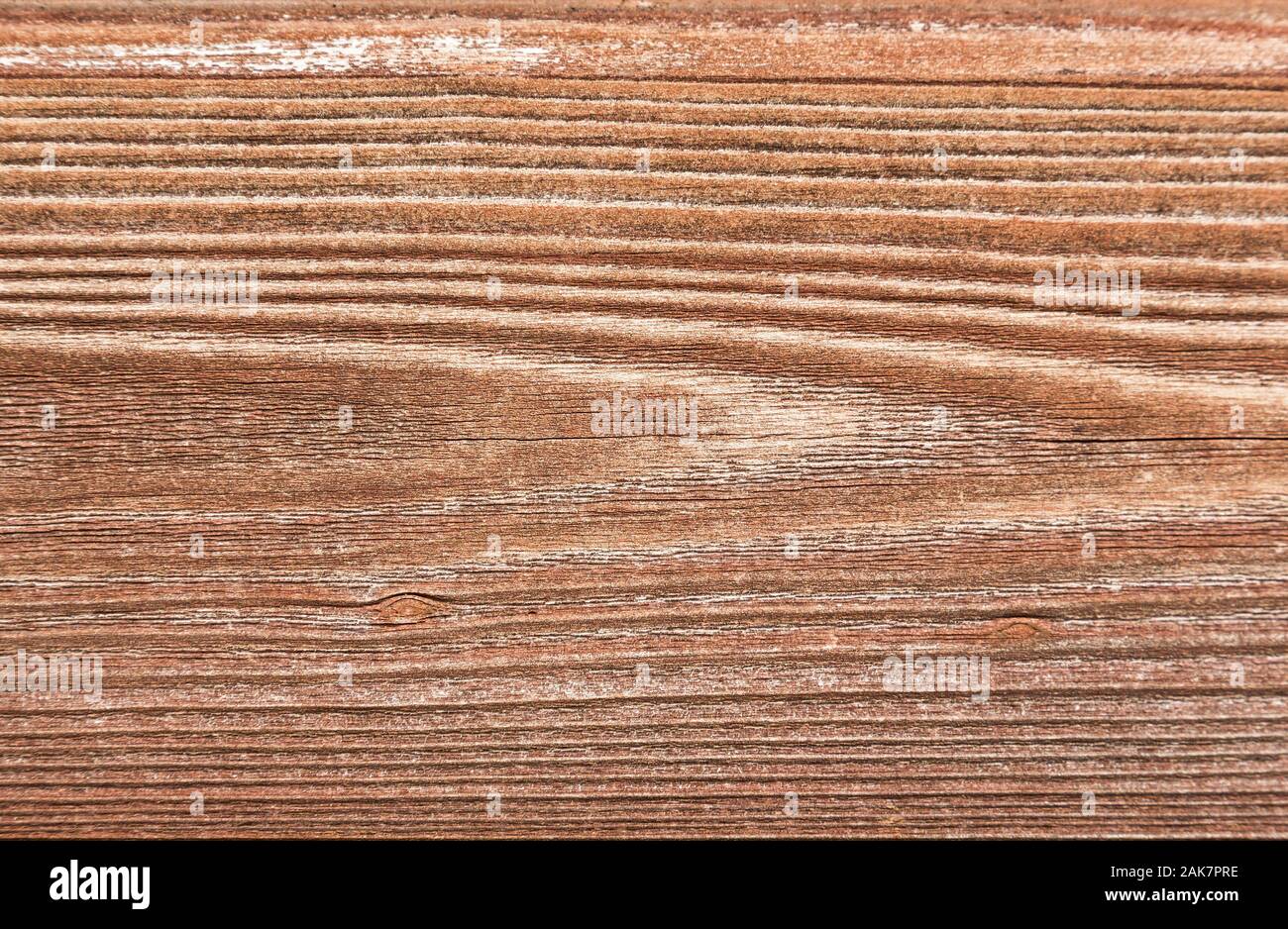 Weathered wood showing grain Stock Photo