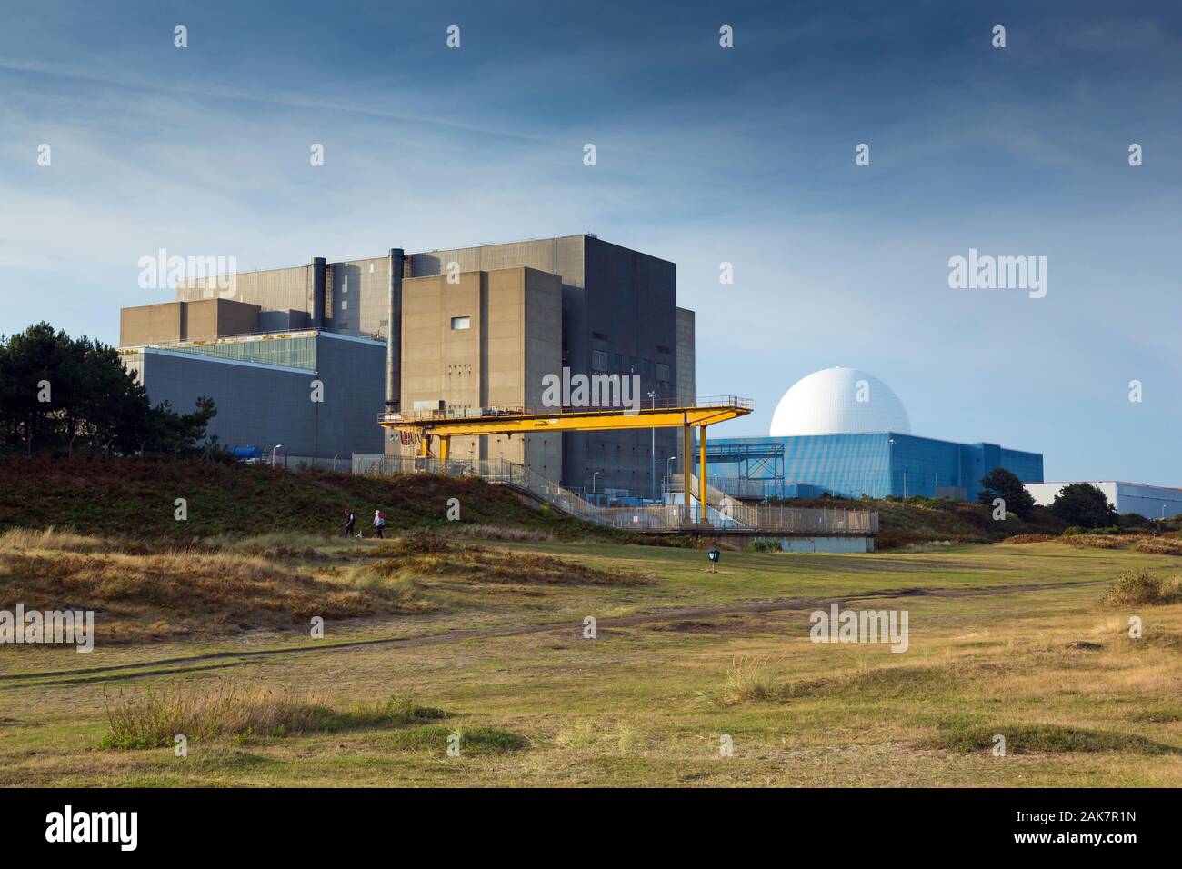 Sizewell nuclear power station in Suffolk, UK Stock Photo