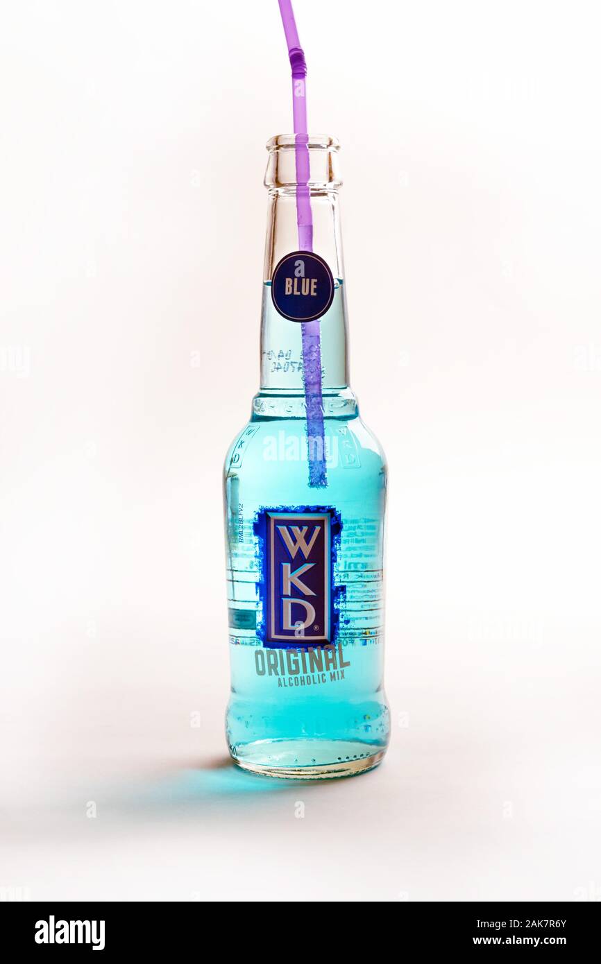 WKD alcopop drink made by Beverage Brands Stock Photo