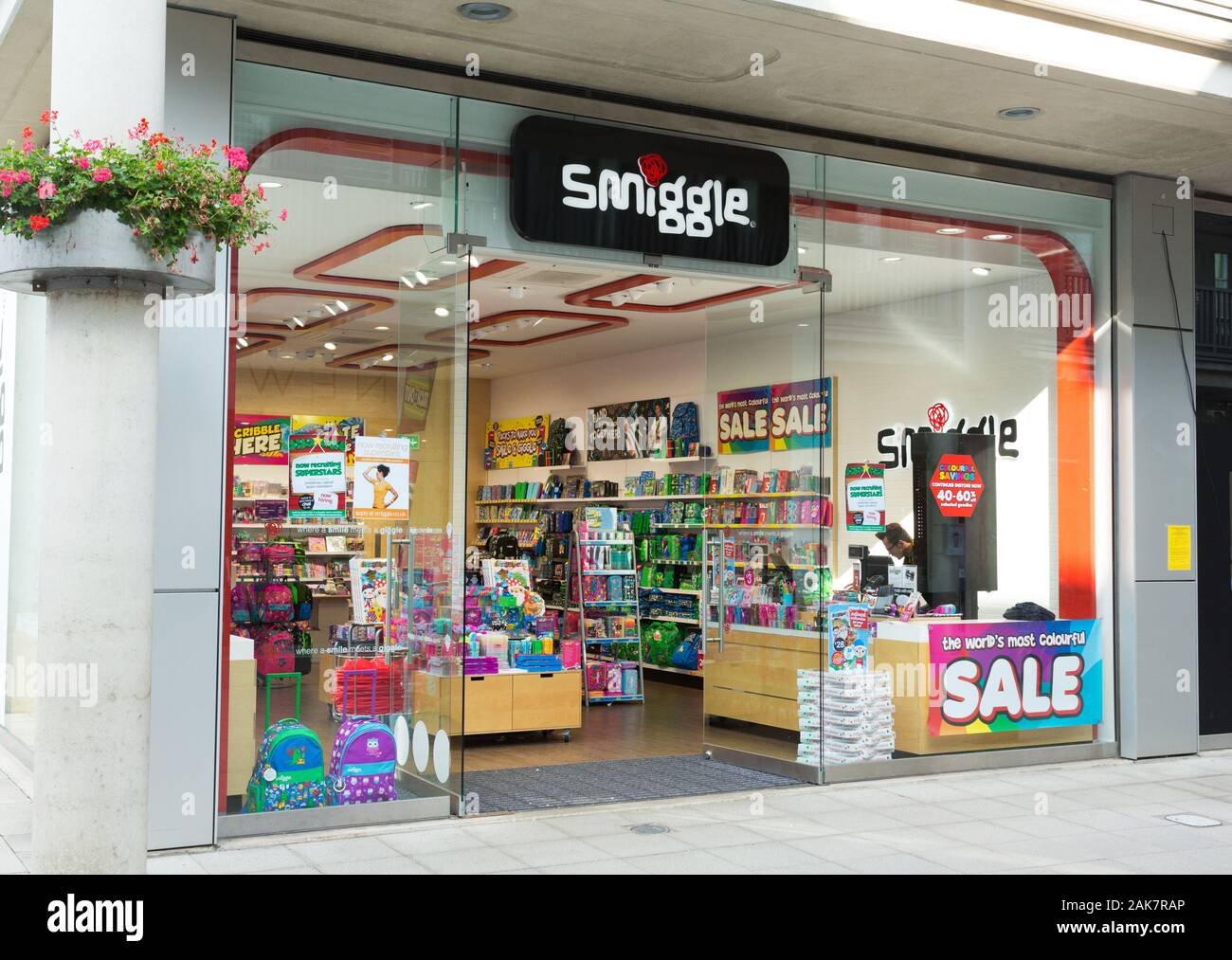 Smiggle stationery store in the UK Stock Photo