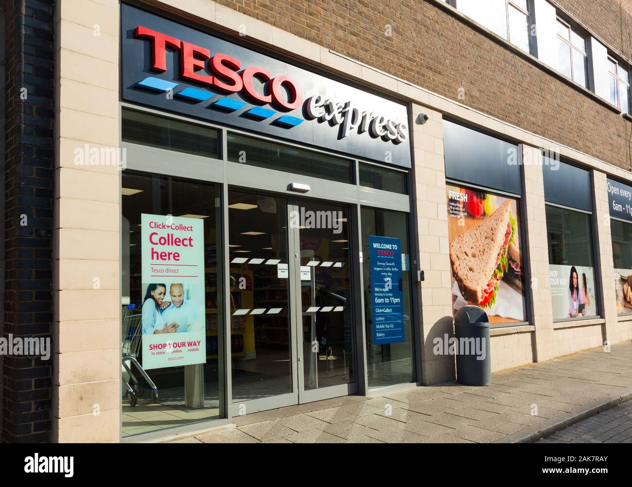 Tesco Express store Stock Photo