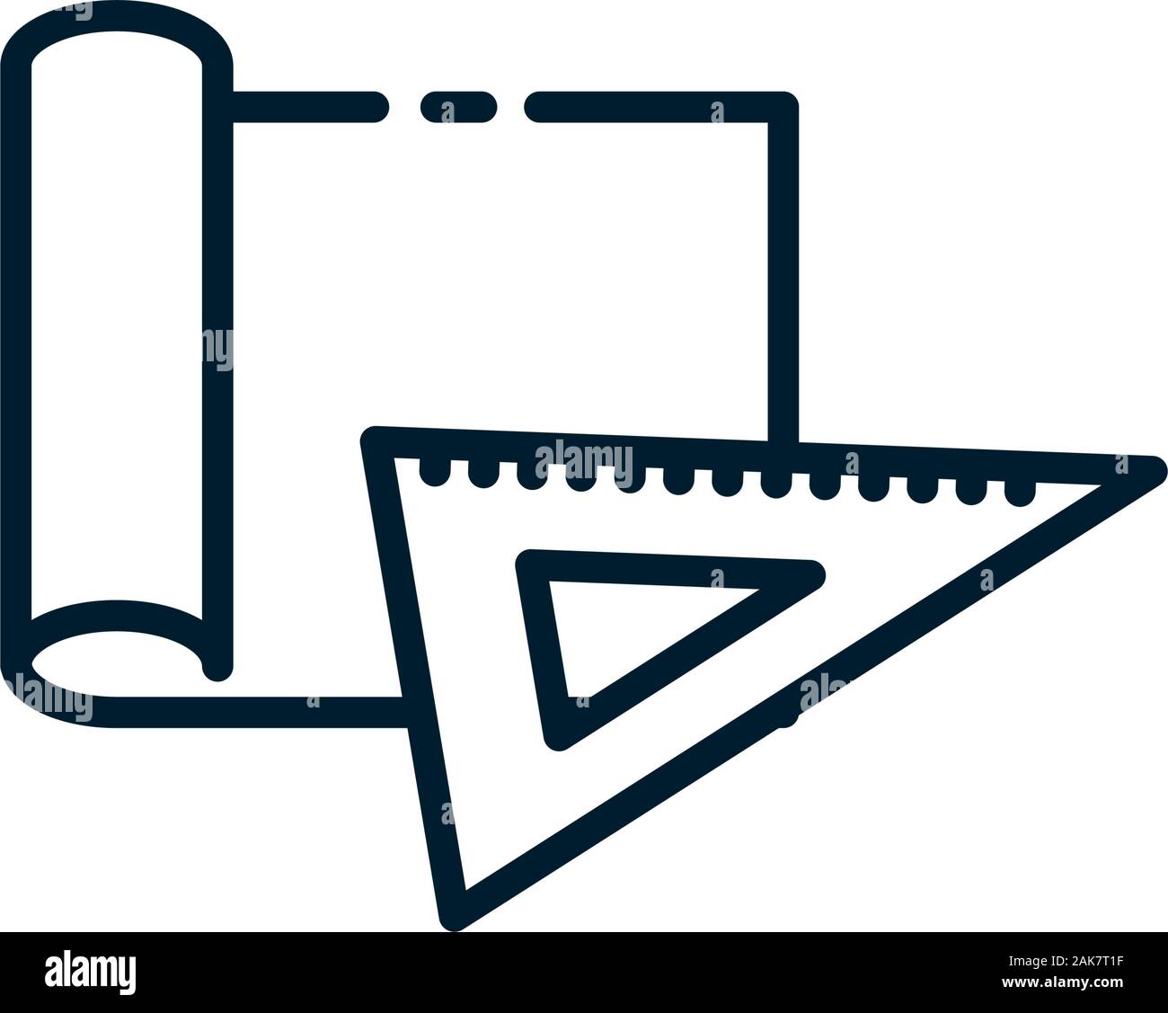 Plans ruler Stock Vector Images - Alamy