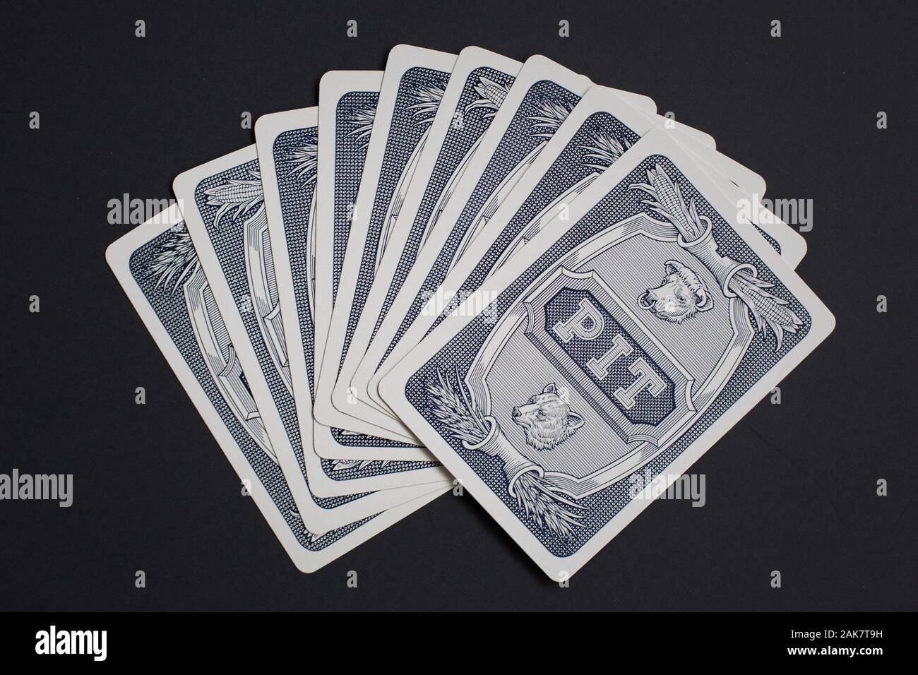 Vintage 1950s commodities trading card game "Pit Stock Photo Alamy