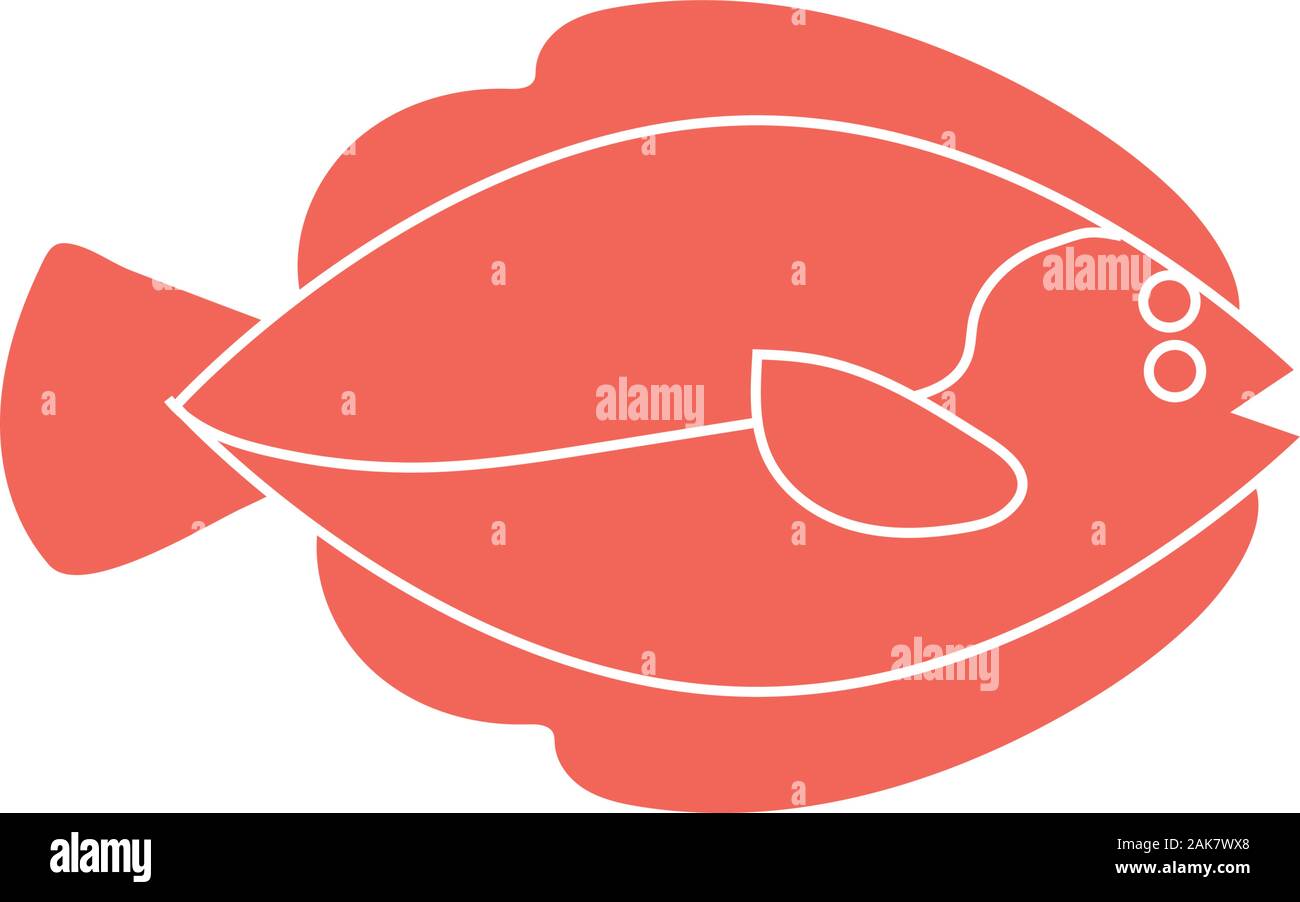 cute fish sea life animal isolated icon Stock Vector Image & Art - Alamy