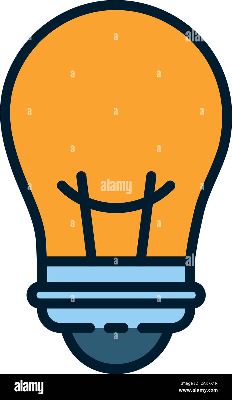 Isolated electric light bulb vector design Stock Vector Image & Art Alamy