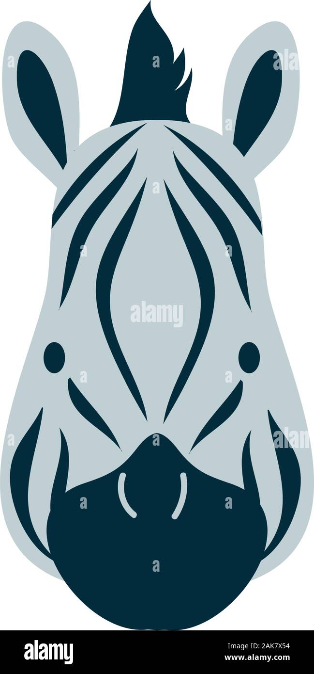 cute zebra wild animal character icon Stock Vector Image & Art - Alamy