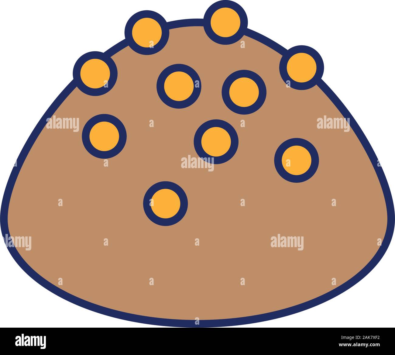 sweet bread pastry isolated icon Stock Vector Image & Art - Alamy
