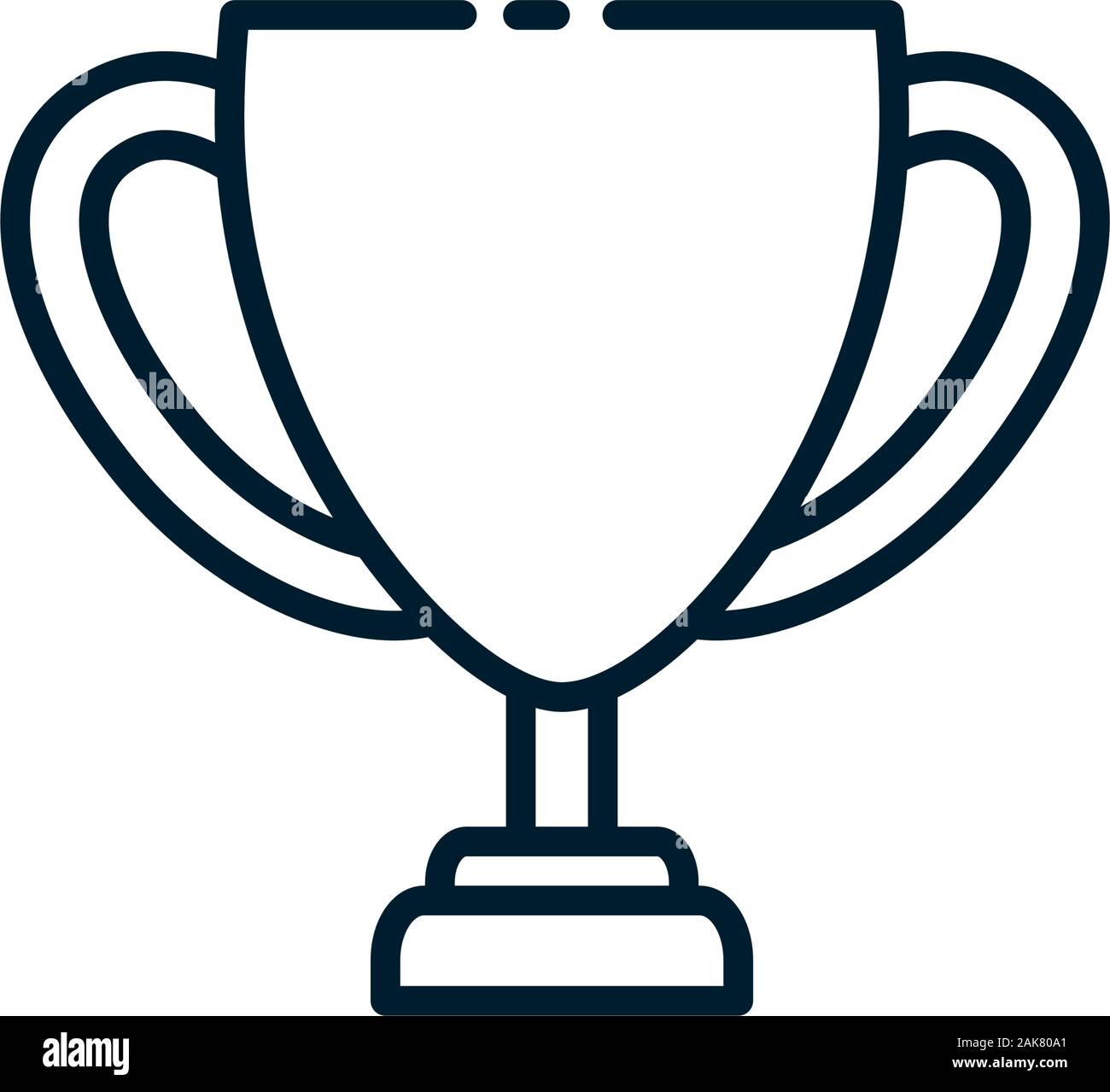 Isolated trophy icon vector design Stock Vector Image & Art - Alamy